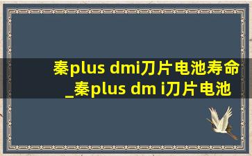 秦plus dmi刀片电池寿命_秦plus dm i刀片电池寿命多久